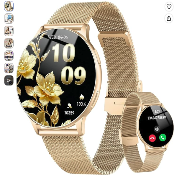 Smartwatch para mujer con llamadas y pantalla AMOLED