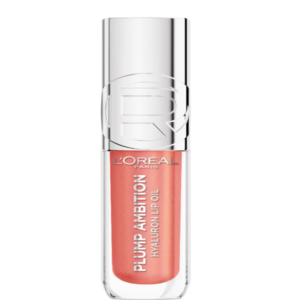 Aceite labial L'Oréal Paradise Plump Ambition con ácido hialurónico Aceite labial L'Oréal Paradise Plump Ambition tono 650 Nude Macaron volumineizador