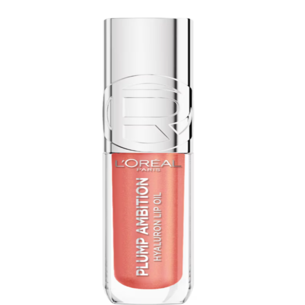 Aceite labial L'Oréal Paradise Plump Ambition con ácido hialurónico Aceite labial L'Oréal Paradise Plump Ambition tono 650 Nude Macaron volumineizador