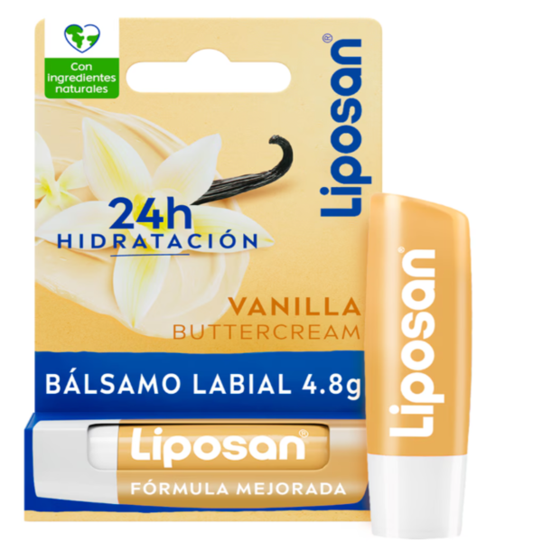 Bálsamo Labial Sabor Vainilla Liposan Bálsamo labial Vanilla Buttercream de Liposan 4,8g