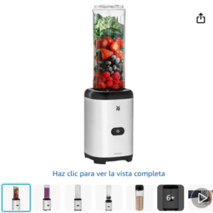 Batidora WMF Kult X Mix & Go Mini con vaso individual y frutas