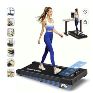 Cinta de correr CHAOKE Walking Pad con inclinación para casa y oficina Cinta de correr CHAOKE Walking Pad con inclinación en un hogar junto a un escritorio