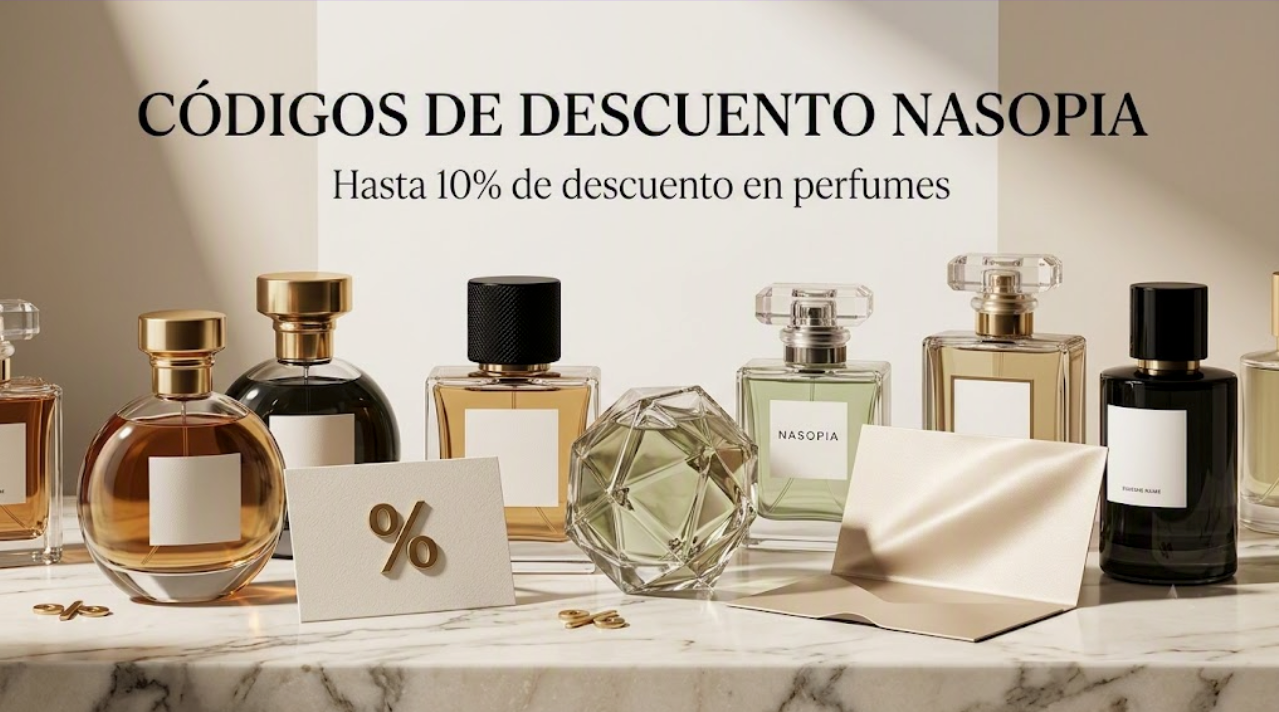 Códigos de descuento Nasopia en perfumes de autor