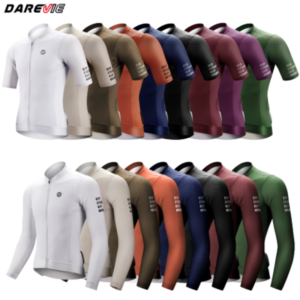 DAREVIE Maillot de Ciclismo de Manga Larga FPS 50+ en oferta DAREVIE Maillot de Ciclismo de Manga Larga FPS 50+ transpirable para hombre y mujer