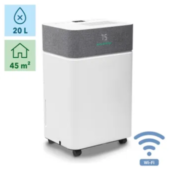 Deshumidificador TTK 63 E WiFi de 20 litros con control inteligente para el hogar