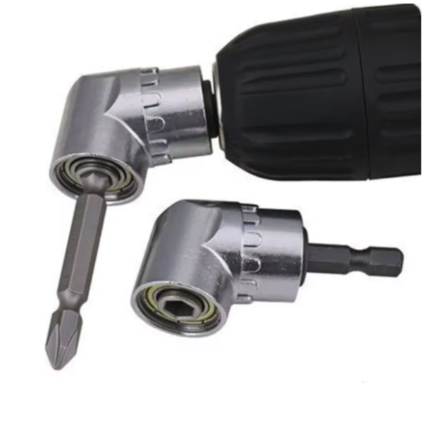 Adaptador de Destornillador Angular Juego de destornilladores angulares de 105 grados color plata