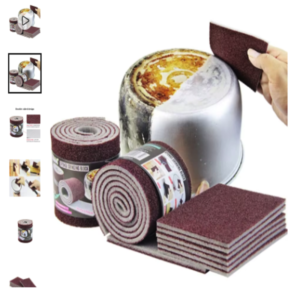 Bloque de esponja mágica abrasiva de melamina Esponja mágica de melamina para piezas de motocicletas y cocina eliminando el hollín y la grasa de una olla de aluminio.