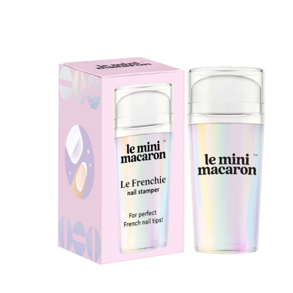 Estampador de uñas Holo Le Mini Macaron - Manicura Francesa Perfecta Estampador de uñas Holo Le Mini Macaron con caja rosa de presentación
