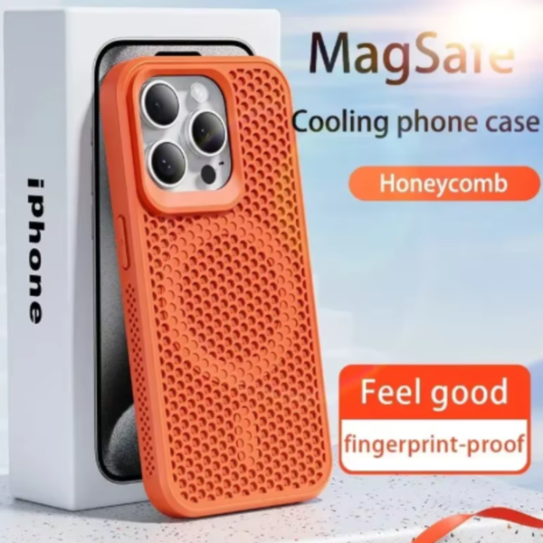Funda de disipación de calor para iPhone Funda de disipación de calor para iPhone con compatibilidad MagSafe