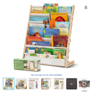 Librería infantil COSYLAND de 6 niveles