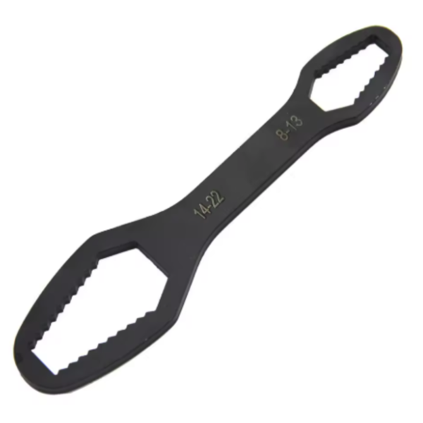Llave plateada multifuncional Llave plateada multifuncional de doble extremo para tornillos y tuercas