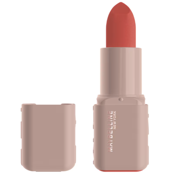 Maybelline New York Super Stay Matte Ink Barra de Labios abierta mostrando su aplicador de precisión y su envase mate elegante