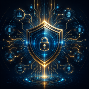NordVPN el mejor servicio vpn para privacidad online Panel de control de NordVPN mostrando la activación del mejor servicio vpn con un escudo de protección digital.