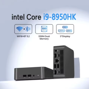 Mini PC Intel Core i9-8950HK Windows 11 Pro Mini PC Intel Core i9-8950HK con 16 GB DDR4, SSD y Windows 11 Pro