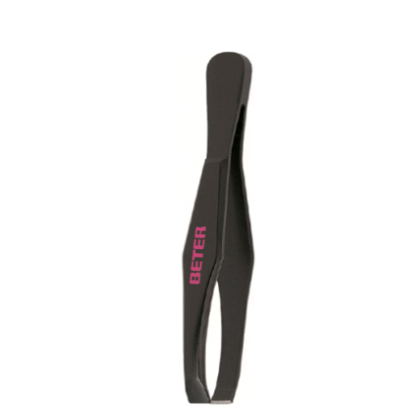 Pinza de depilar pavonada Beter precisión Pinza de depilar pavonada Beter color negro