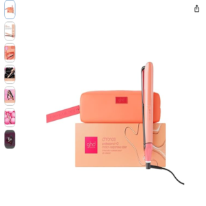 Compra la plancha de pelo ghd Chronos Professional Sunkissed Peach por solo 263,00€. Tecnología HD inteligente, peinado 3x más rápido y máximo brillo.