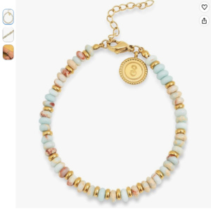 Pulsera de diseño Singularu Full Daylight para mujer Pulsera Singularu Full Daylight de acero con baño de oro de 18Kt y cristales pastel