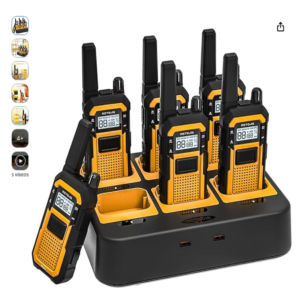 Pack de 6 walkie talkies Retevis RB648 con cargador