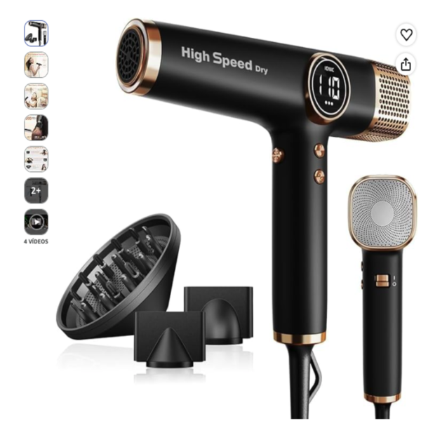 secador de pelo profesional Faszin con tecnología iónica