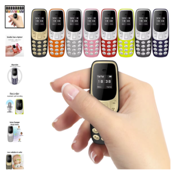 SERVO BM10 Mini teléfono móvil compacto con Bluetooth
