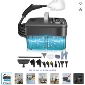 Vaporeta Mecmic para limpieza del hogar Vaporeta Mecmic de 2500W color gris con accesorios