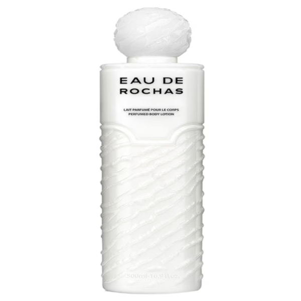 Lociуn corporal Satin Body Lotion Eau de Rochas 500 ml frasco blanco
