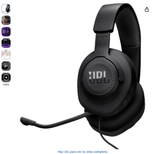 JBL Quantum 100M2 auriculares gaming con micrófono desmontable