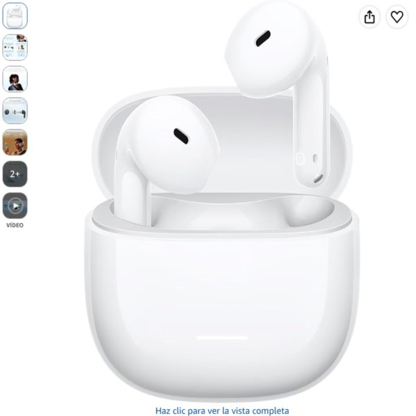 Xiaomi Redmi Buds 6 Active auriculares inalambricos blancos en oferta
